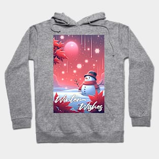 Winter wishes: Enchanting Snowman Christmas Tee Hoodie